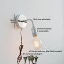 Nordic Iron Base LED Wall Lamp by Axyaa for Modern Bathroom and Home Design