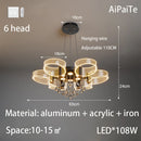 Scandinavian Luxury Chandelier by Axyaa for Living Room Decor