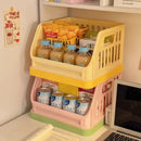 Axyaa Desk Color Storage Basket Organizer with Wheels