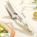 Axyaa Stainless Steel Food Clip: Multi-Use BBQ Tongs for Steak, Pizza, Sushi