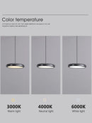 Axyaa Modern Minimalist LED Bar Chandelier - Nordic Luxury Pendant Light