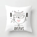 Axyaa Cartoon Animal Cushion Cover 45*45 Sofa Pillowcase Decorative Throw Pillow