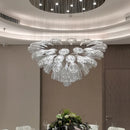 Axyaa Luxury LED Crystal Chandelier for Home and Commercial Spaces.
