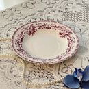 Axyaa Ceramic Medieval Plates: Vintage French Tableware for Desserts, Breakfast, and Pasta