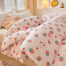 Axyaa Cartoon Print Comforter: Soft All-Season Quilt for Adults & Kids
