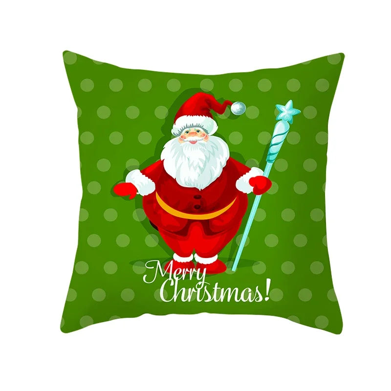 Axyaa Christmas Tree Print Pillow Case - 45x45cm