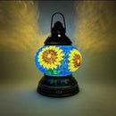 Turkish Mosaic Table Lamp by Axyaa – Rechargeable Handcrafted Night Light