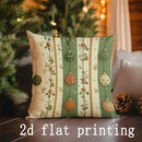 Christmas-themed Axyaa Pillow Covers for Sofa, Bedroom, Car - Rectangular Cushion