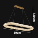 Axyaa Crystal Chandelier Pendant Lamp for Luxurious Living Room and Bedroom Lighting