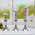 Axyaa Wedding Aisle Candelabra & Iron Vase Set for Head Table Decor & Floral Centerpiece