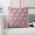 Axyaa Soft Fluffy Geometric Pattern Cushion Cover 45x45cm Home Décor Sofa Living Room