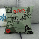 Axyaa England Style Tower Sofa Decorative Cushion Cover - Living Room Throw Pillow
