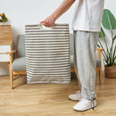 Axyaa Waterproof Laundry Basket Cotton Linen Organizer Foldable Hamper