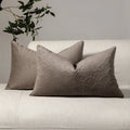 Axyaa Velvet Shell Pattern Throw Pillowcase for Home Decor