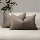 Axyaa Velvet Shell Pattern Throw Pillowcase for Home Decor