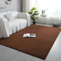 Pink Coral Velvet Carpet by Axyaa: Plush Living Room Rug for Home Decor and Kids Room