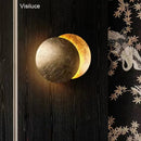 Axyaa Modern Eclipse Moon LED Wall Lamp Wall Sconce