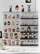 Axyaa Acrylic Doll Display Rack Stacktable | Transparent Toy Storage Box