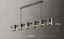 Nordic Glass Dining Pendant Light by Axyaa – Ceiling Chandelier for Living Room