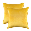 Axyaa Halloween Velvet Throw Pillow Cover Set - Various Sizes & Designs