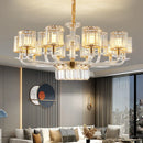 Axyaa Luxury Crystal Glass Pendant Lamp for Living Room, Dining Room, and Bedroom