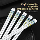Axyaa Ceramic Chopsticks: Antibacterial, Non-slip, Easy to Clean Tableware