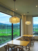 Axyaa Shell Chandelier Pendant for Living Dining Bedroom Light
