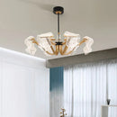 Axyaa Modern Staircase Chandeliers LED Pendant Light for Living Room