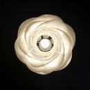 Axayya White Rose Ceiling Chandelier Creative Petal Light Fixtures