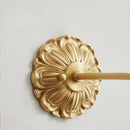 Axyaa French Cream Copper Wall Light with Glass Shade for Indoor Décor