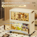 Axyaa Foldable Storage Cabinet: 4 Layers, Plastic Storage Box, Home Organization Solution