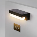 Axyaa Solar Wall Lights: Outdoor Waterproof LED Solar Lamp for Balcony, Courtyard, Fence & Doorway