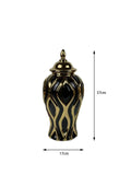 Axyaa Ceramic Electroplating Vase Jar - Luxury Home Decor Craft for Living Room Entryway