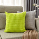 Nordic Corduroy Pillow Cover 50x50cm Super Soft by Axyaa