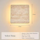 Axyaa Natural Yellow Cave Stone Wall Lamp for Homestay Bedhead, Staircase, Corridor
