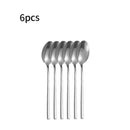 Axyaa Stainless Steel Tableware Set - High-End Knife, Fork, Spoon for Kitchen & Restaurant