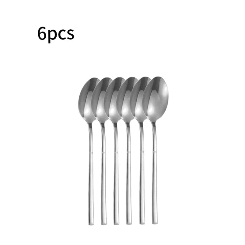 Axyaa Stainless Steel Tableware Set - High-End Knife, Fork, Spoon for Kitchen & Restaurant