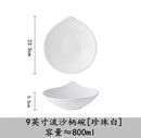 Axyaa Black Gold-Plated Tableware Set: Salad Bowl, Dessert Plate, Soup Plate