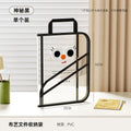 Axyaa Foldable Book Storage Bag: Large Capacity, Transparent, Waterproof Organizer