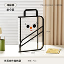 Axyaa Foldable Book Storage Bag: Large Capacity, Transparent, Waterproof Organizer