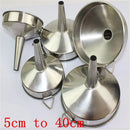 Axya Stainless Steel Funnel with Detachable Filter for Canning and Cooking