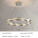 Axyaa Crystal Pendant Chandelier for Luxury Living Room Decor