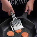 Axyaa Stainless Steel Food Tongs: BBQ Clip Meat Clamp Kitchen Tool