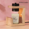 Axyaa Nordic Wood Aromatherapy Candle Lamp LED Desk Lamp