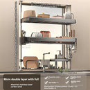 Axyaa Over Sink Dish Drying Rack & Organizer Shelf - Adjustable Multifunctional Storage
