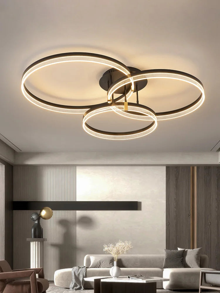 Axyaa 2023 Nordic LED Ceiling Lamp for Modern Living Room and Bedroom