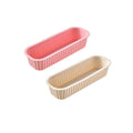 Silicone Rectangular Cake Mold Set by Axyaa: Baking Molds for Cake, Bread, Toast, and Ice Cubes