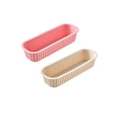 Silicone Rectangular Cake Mold Set by Axyaa: Baking Molds for Cake, Bread, Toast, and Ice Cubes
