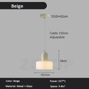 Axyaa Glass Pendant Light Chandelier for Dining Room Bedroom, LED Fixture - Nordic Style
