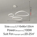Axyaa Modern LED Chandelier for Living Room, Dining Room, Bedroom